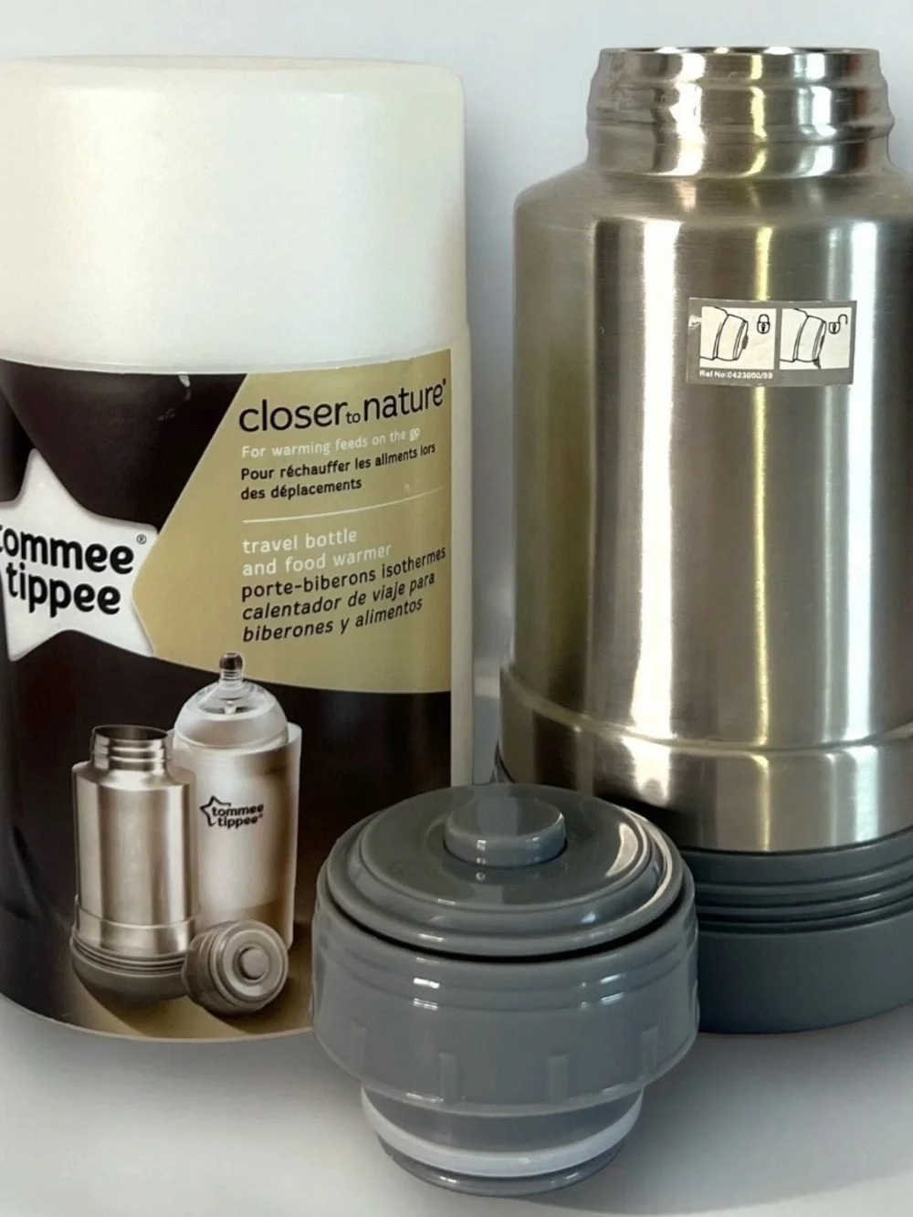 Tommee Tippee Travel Bottle and Food Warmer Baby Food Thermos New Without Box
